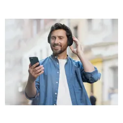 Słuchawki bezprzewodowe Hyundai HBTM45B Nauszne Bluetooth 5.3 Czarny