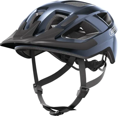Kask rowerowy ABUS Aduro 3.0 LED Midnight Granatowy Miejski (rozmiar L)