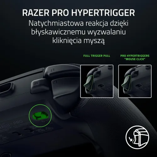 Pad Razer Raiju V3 Pro do PS5, PC Bezprzewodowy Czarny