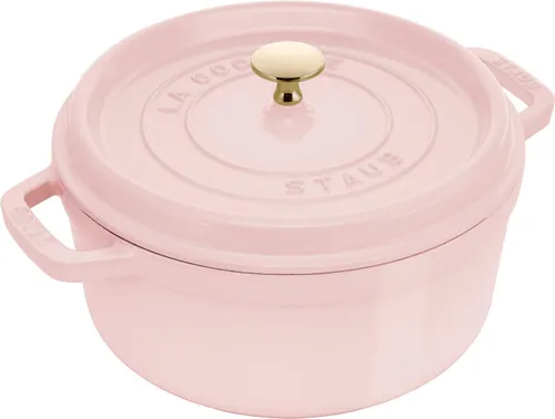 Garnek żeliwny okrągły 3.8 ltr STAUB LA COCOTTE Różowy