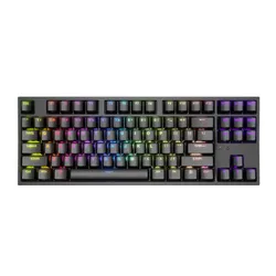 Klawiatura mechaniczna Genesis Thor 404 TKL US RGB - Gateron Yellow Pro - czarny