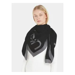 Calvin Klein AOP Sling Jaquard eșarfă Logo 130x130 K60k611125 CK negru BAX