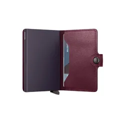 Portfel kieszonkowy RFID Secrid Miniwallet Original - cranberry