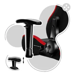 Fotel HUZARO Ranger 6.0 Mesh Czerwony