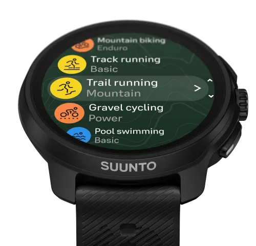 Zegarek sportowy Suunto Race 2 All Black 49mm GPS Czarny