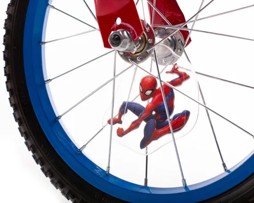 Rower dziecięcy HUFFY Spider-Man 16 cali dla chłopca Czerwony