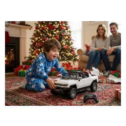 Zdalnie sterowany samochód COIL terenowy 4x4 auto rc pilot duży Hummer biały