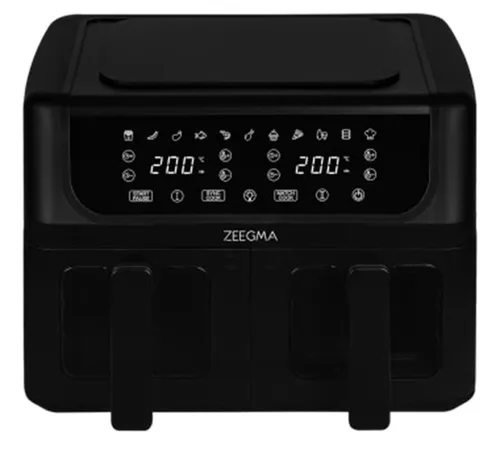 Air Fryer Frytkownica beztłuszczowa ZEEGMA Knapper Dual 9l 12 automatycznych programów