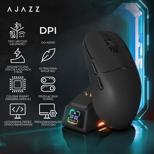 Myszka gamingowa Ajazz AJ159 Apex Czarny