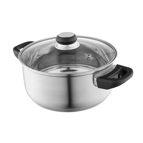 Garnek ze stali nierdzewnej z pokrywką EMILIO 3,2 l
