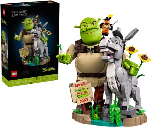 LEGO 72423 Shrek, Osioł i Kot w butach