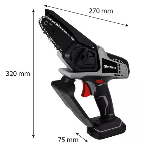 Pilarka łańcuchowa akumulatorowa Graphite Energy+ 58GE116