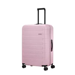 American Tourister'ın Büyük Genişletilmiş bavulu Novastream-soft pink