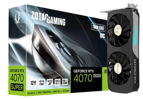 Karta graficzna Zotac GeForce RTX 4070 Super Twin Edge OC 12GB GDDR6X 192bit DLSS 3