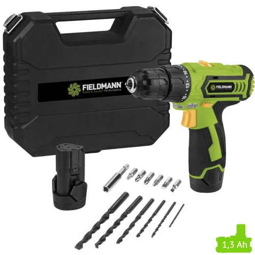 Wiertarko-wkrętarka Fieldmann FDV 10252-A 12 V 2 x akumulator 1.3 Ah