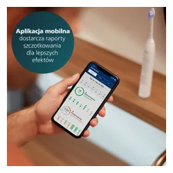 Szczoteczka soniczna PHILIPS Sonicare 6500 HX7410/02 Biały