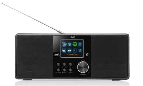 Radioodbiornik JVC RA-E981B Radio FM DAB+ Internetowe Bluetooth Czarny