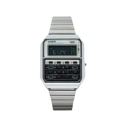 Casio Винтажные часы CA-500WE-7BEF серебристые