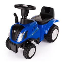 Jeździk traktor z przyczepką New Holland jeździdełko dla dziecka pojazd 12M+ niebieski