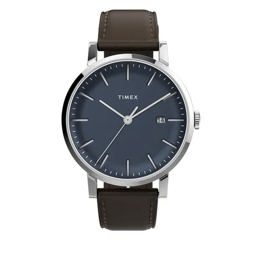 Timex Midtown 38mm TW2V36500 Gümüş / Brwon Saatler