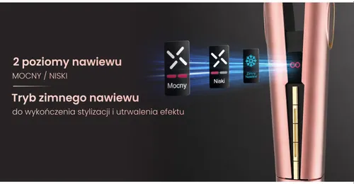 Aeroprostownica COSHARE SuperAero Różowy 140 stopni