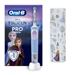 Электрическая зубная щетка Oral - B Pro Kids 3 + Frozen чехол небесно-голубой