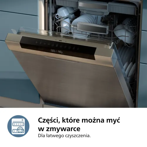 Air fryer Philips Ovi Dual Basket NA552/00 2750W 9l Aplikcja mobilna Gotowanie na parze