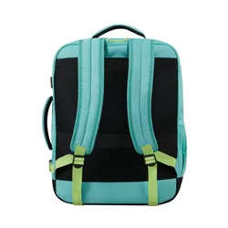 Plecak podręczny American Tourister Take2Cabin MS do Wizz Air - dusty turquoise / lime