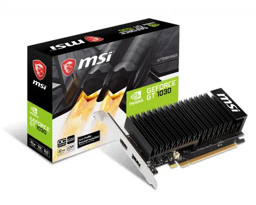 Karta graficzna MSI GeForce GT 1030 2GHD4 LP OC 2GB DDR4 64bit