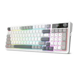 Klawiatura mechaniczna Redragon K719PK-RGB-PRO Galatin Pro Biały