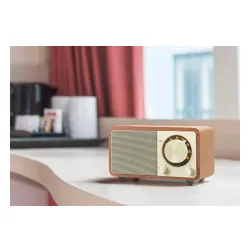 Radioodbiornik Sangean GENUINE MINI WR-7 Radio FM Bluetooth Orzech
