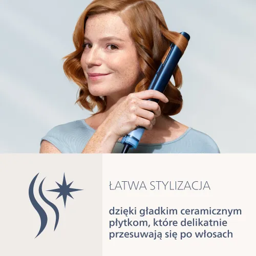 Prostownica PHILIPS BHS956/00 Seria 9000 Aqua SenselQ Granatowy 210 stopni