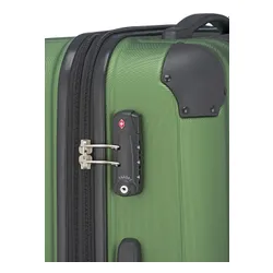 Walizka duża poszerzana Travelite City - green