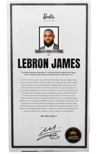 Lalka BARBIE Signature Kenbassadors Lebron James HRM33