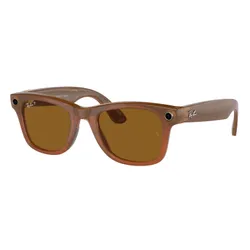 Okulary RAY BAN Meta Wayfarer Karmelowy Połysk