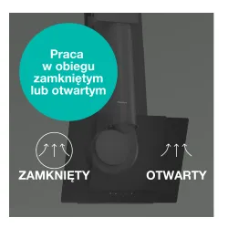 Okap Gorenje Simplicity WHI6SYB Czarny