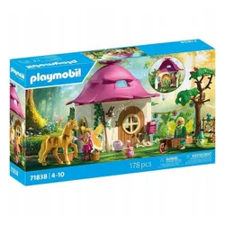 PLAYMOBIL 71838 Przytulny dom wróżek i złoty jednorożec zestaw +4 lata