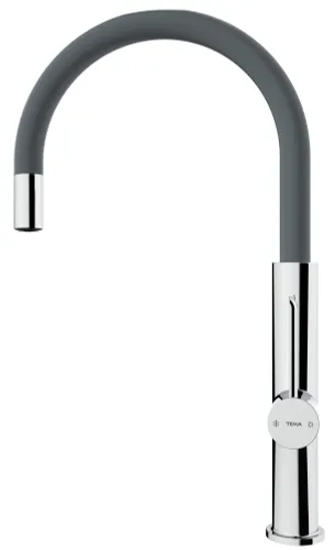 Bateria Teka FOT 995 Chrom/Kamienny szary Mosiądz/Chrom