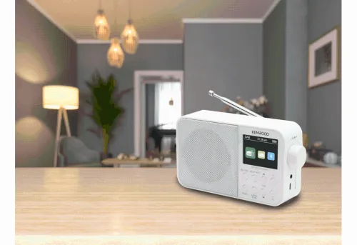 Radioodbiornik Kenwood CR-M30DAB-W Radio FM DAB+ Bluetooth Biały