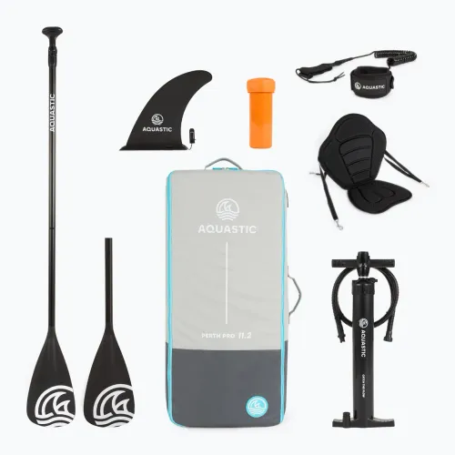 Deska SUP AQUASTIC Perth Pro 11'2" allround biały