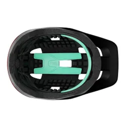 Kask rowerowy LAZER Lupo KinetiCore Czarno-czerwony MTB (rozmiar uniwersalny)