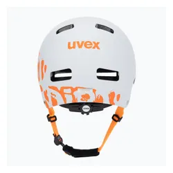 Kask dziecięcy UVEX Kid 3 CC dirtbike light grey/orange