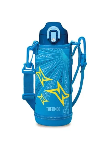 Termos na napoje z futerałem Thermos Active 0,8 l - blue / yellow