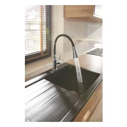 Bateria KFA ARMATURA Rumba Duo 6553-925-00 Chrom-czarny