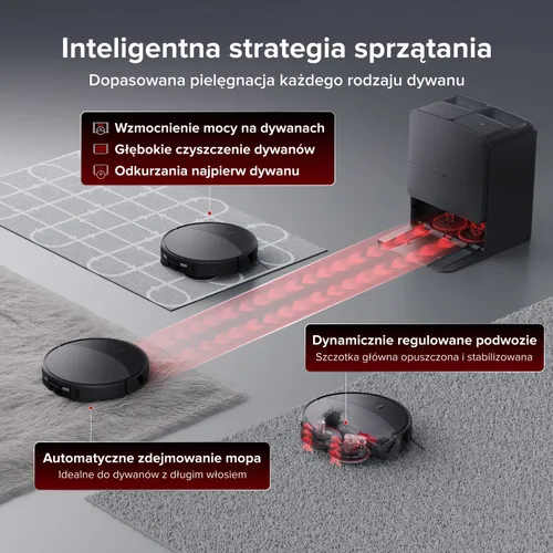 Robot sprzątający ROBOROCK Saros 20 Czarny
