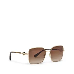 Okulary przeciwsłoneczne Versace 0VE2227 125213 Pale Gold/Brown Gradient Dark Brown - Rozmiar (EU) 59