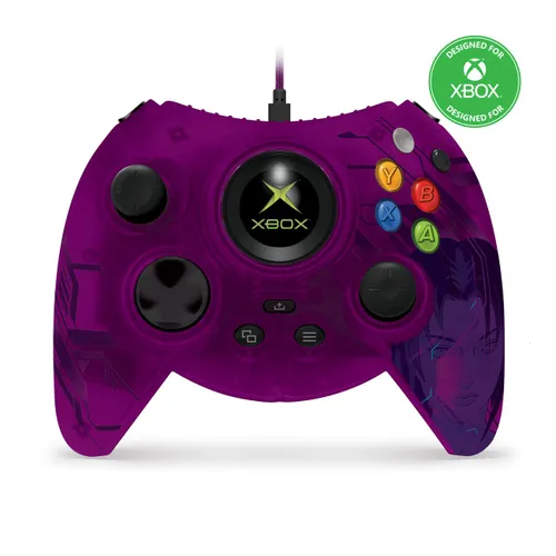 Геймпад Hyperkin Duke Wired Controller Xbox 20th Anniversary Limited Edition Purple Cortana для Xbox, ПК - проводной