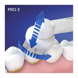 Ротационная зубная щетка Oral-B Pro3 3500 WH Sens + чехол