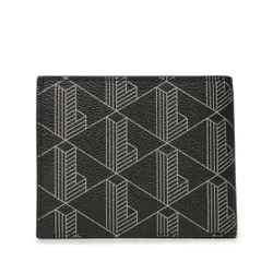 Büyük Erkek Cüzdanı Lacoste S Billfold Nh3697lx Monogram Noir Gris H45