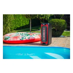 Power Audio JVC XS-EP424B 140W Bluetooth Radio FM Mikrofon Karaoke Czarny